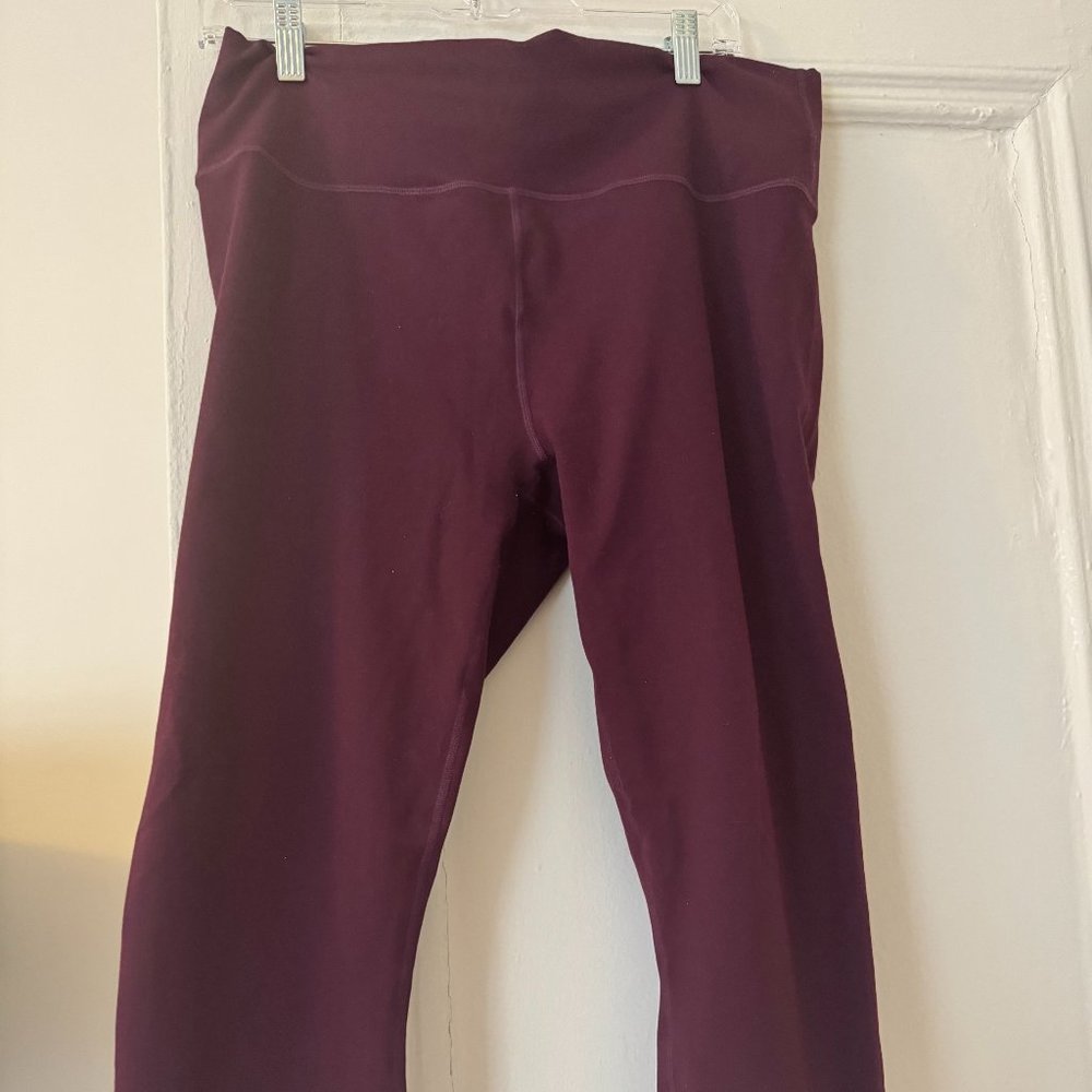 Fabletics Powerhold XXL Leggings- Purple/maroon